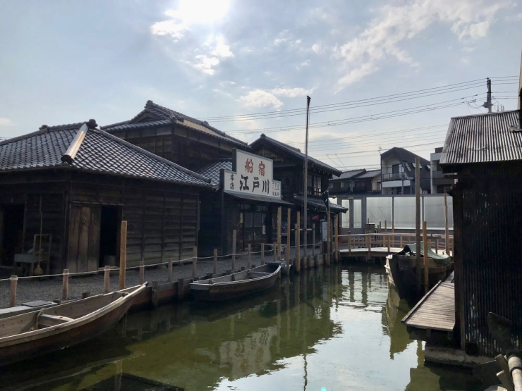 ▲浦安市郷土博物館に展示されている、舟運で栄えたころの浦安。江東区内も大差ない景色だったことだろう