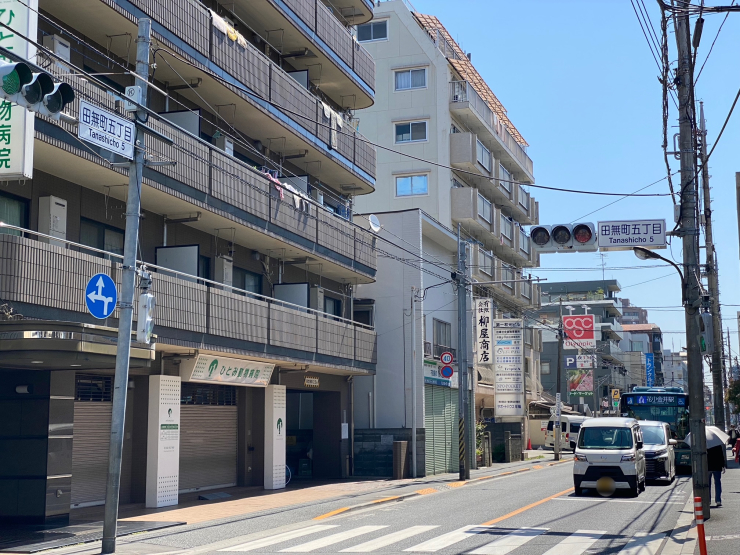 ▲青梅街道。田無宿があったのもこの道沿い。かつて“田無本町”と呼ばれ、文字通り地域の中心だった。