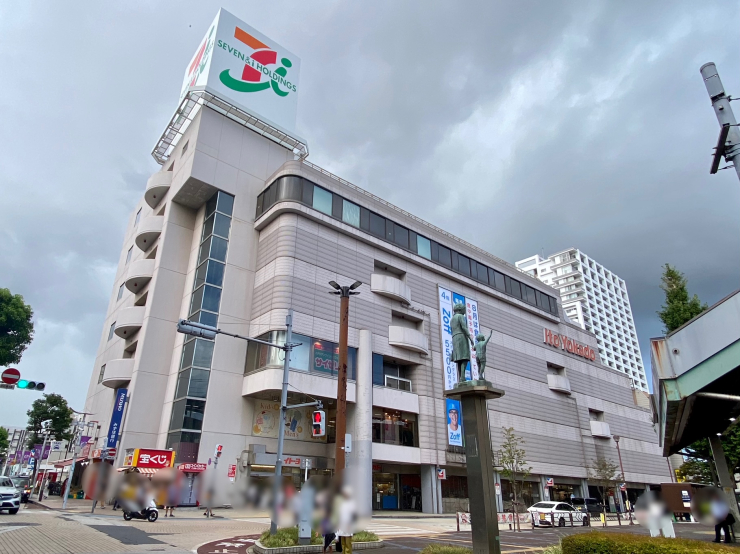 ▲開店43年を迎えたイトーヨーカドー小岩店。長く小岩駅前の中心的な商業施設として機能してきた。