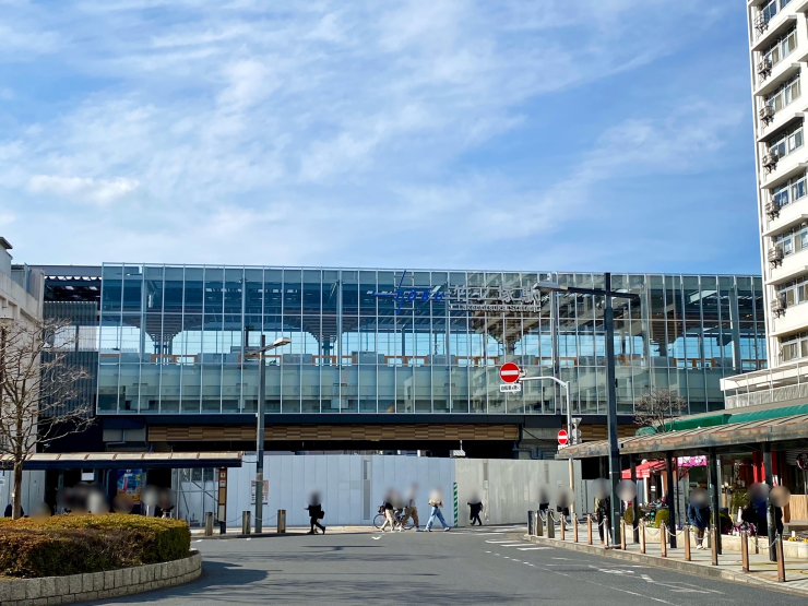 ▲「北千住」から東武線普通電車で10分ほどの「竹ノ塚」。団地建替え､駅高架化による再開発が進んでいる。