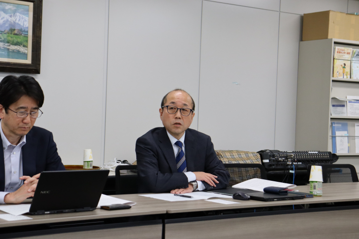 山田調査部長・技術センター長（当時）