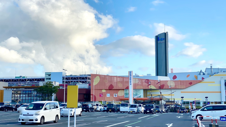 ▲広大なららぽーとの敷地。かつてはここが全て“船橋ヘルスセンター”だった。