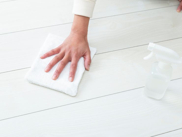 フローリングのカビを安全に除去する手順